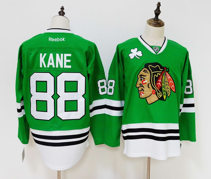 Chicago Blackhawks 88 Patrick Kane Green Reebok Jersey,We sell and wholesale Chicago Blackhawks 88 Patrick Kane Green Reebok Jersey on line form chian!